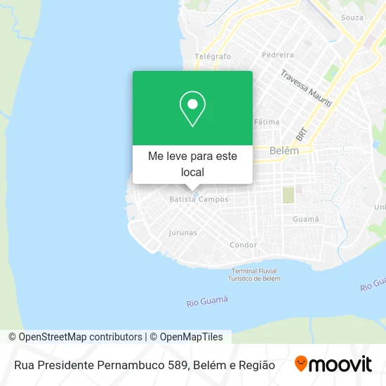 Rua Presidente Pernambuco 589 mapa