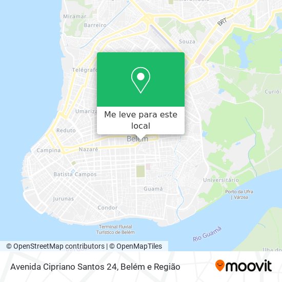 Avenida Cipriano Santos 24 mapa
