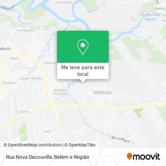 Rua Nova Decouville mapa