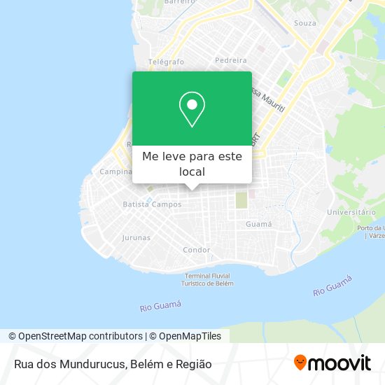 Rua dos Mundurucus mapa