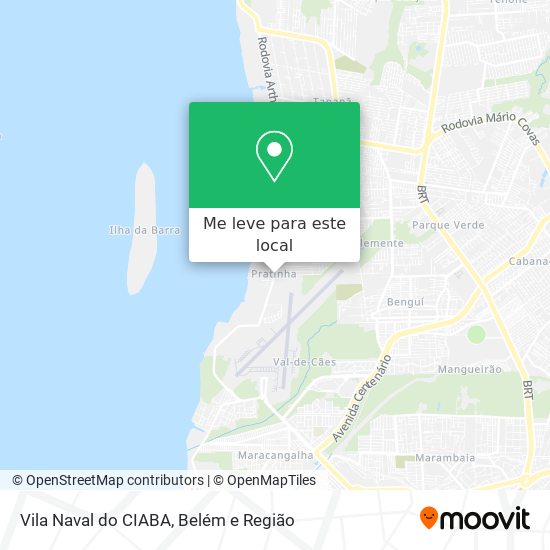 Vila Naval do CIABA mapa