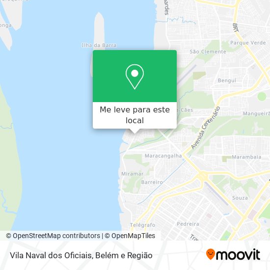 Vila Naval dos Oficiais mapa