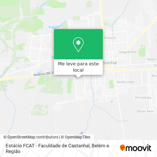 Estácio FCAT - Faculdade de Castanhal mapa