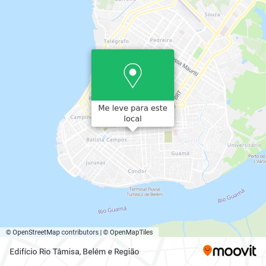 Edifício Rio Tâmisa mapa