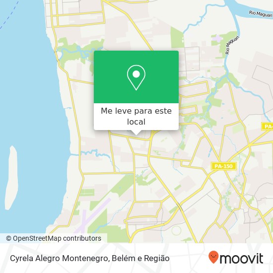 Cyrela Alegro Montenegro mapa