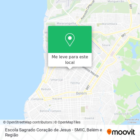 Escola Sagrado Coração de Jesus - SMIC mapa