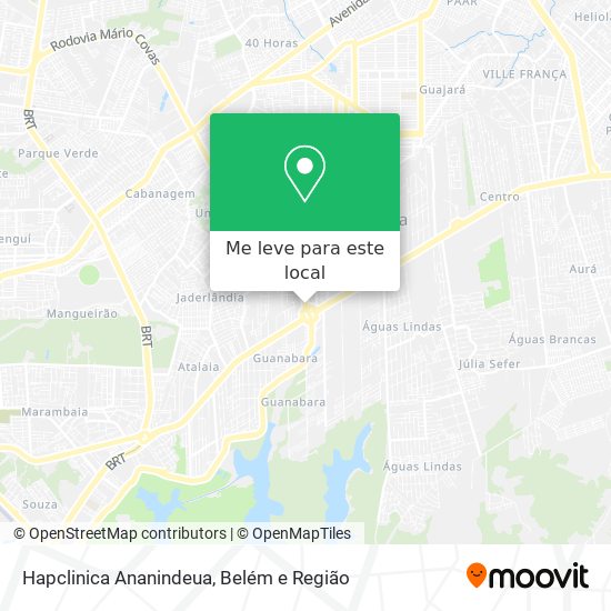 Hapclinica Ananindeua mapa