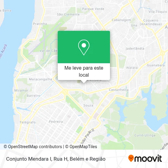 Conjunto Mendara I, Rua H mapa