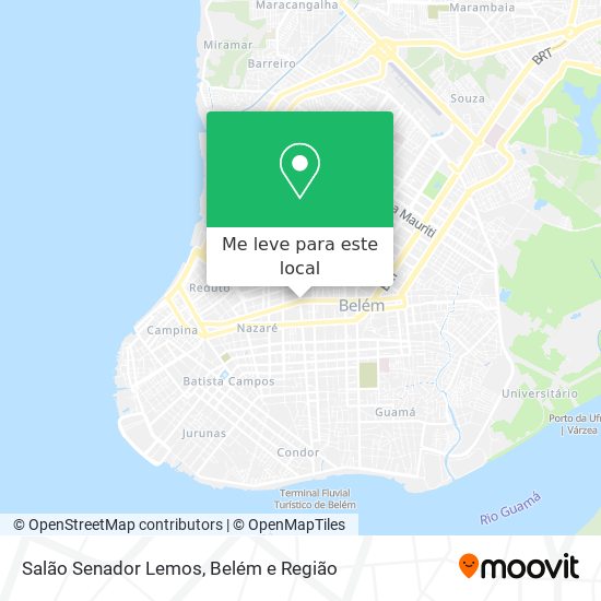 Salão Senador Lemos mapa