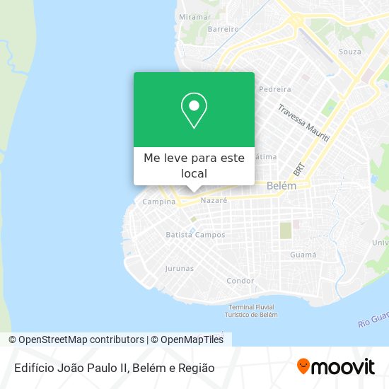 Edifício João Paulo II mapa