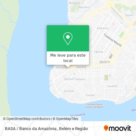 BASA / Banco da Amazônia. mapa