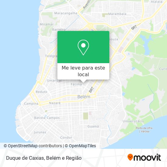 Duque de Caxias mapa