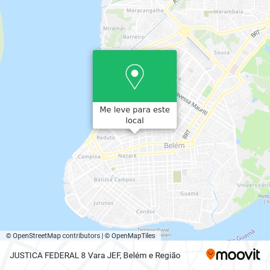 JUSTICA FEDERAL 8 Vara JEF mapa