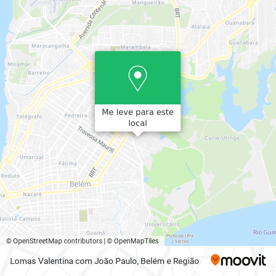 Lomas Valentina com  João Paulo mapa