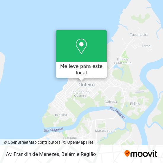 Av. Franklin de Menezes mapa