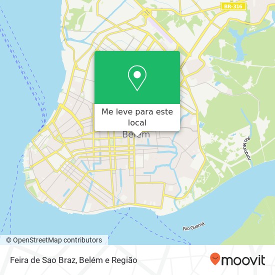 Feira de Sao Braz mapa