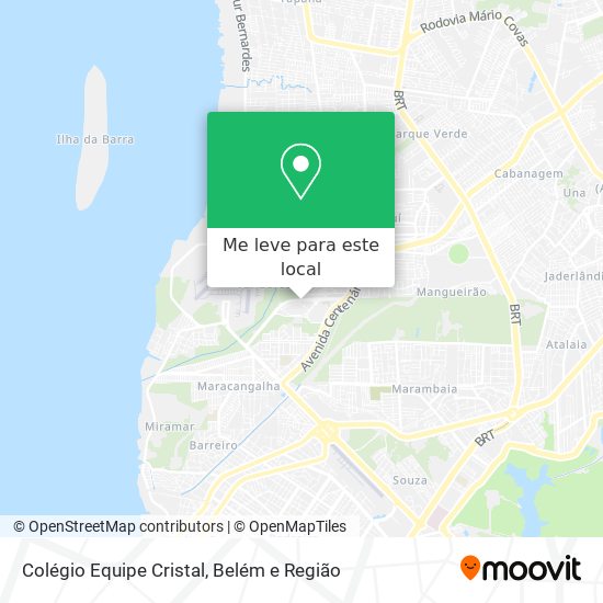 Colégio Equipe Cristal mapa
