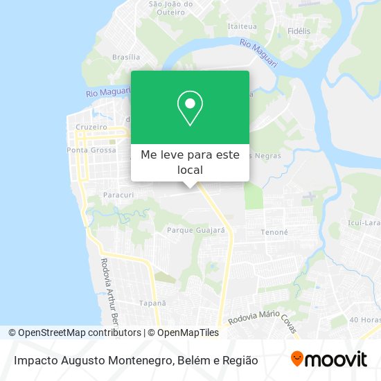 Impacto Augusto Montenegro mapa