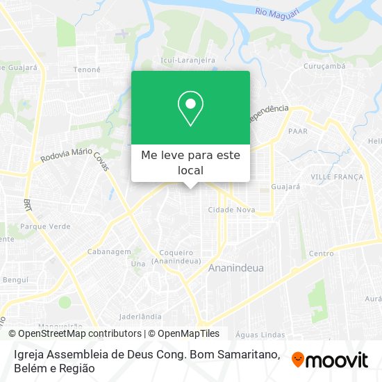 Igreja Assembleia de Deus Cong. Bom Samaritano mapa