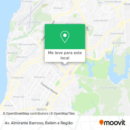 Av. Almirante Barroso mapa