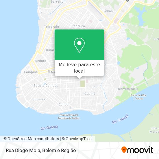 Rua Diogo Moia mapa