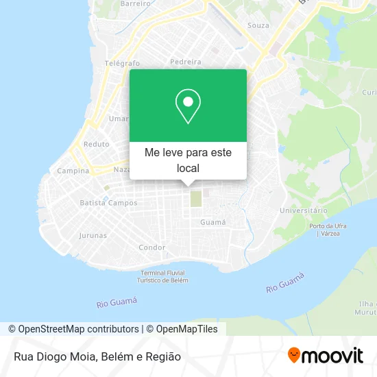 Rua Diogo Moia mapa