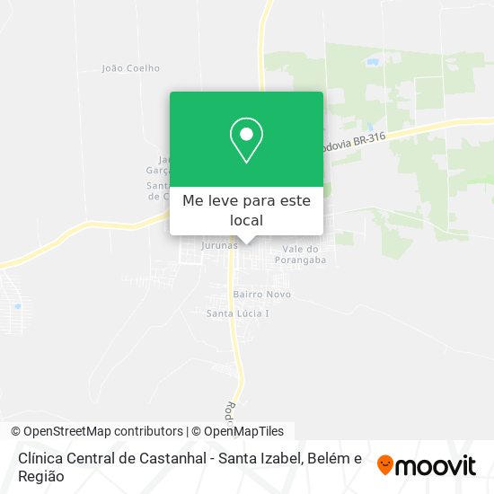 Clínica Central de Castanhal - Santa Izabel mapa