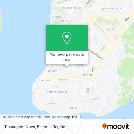 Passagem Nova mapa
