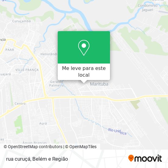 rua curuçá mapa