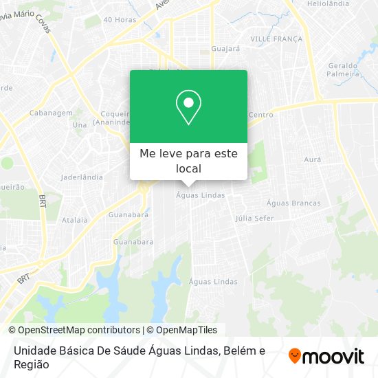Unidade Básica De Sáude Águas Lindas mapa