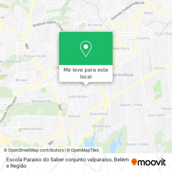Escola Paraíso do Saber
conjunto valparaíso mapa