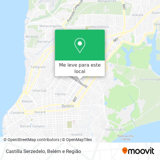 Castilla Serzedelo mapa