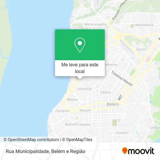 Rua Municipalidade mapa