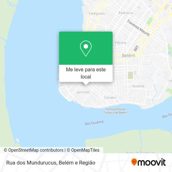 Rua dos Mundurucus mapa