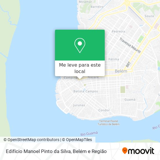 Edifício Manoel Pinto da Silva mapa