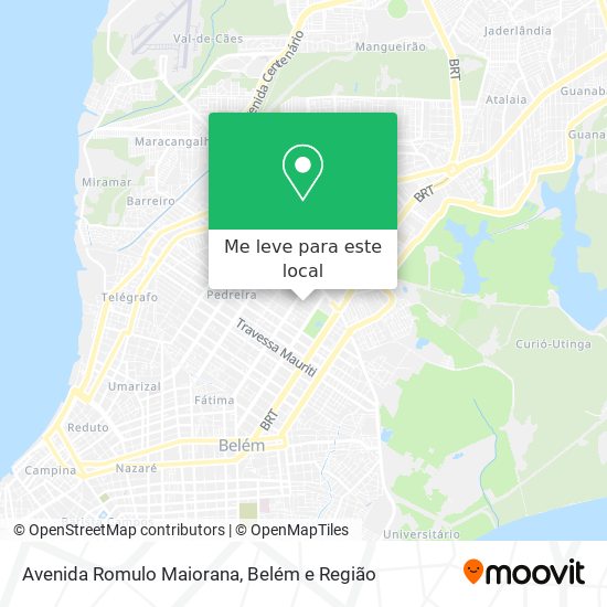 Avenida Romulo Maiorana mapa