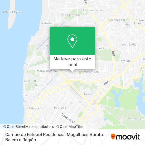 Campo de Futebol Residencial Magalhães Barata mapa