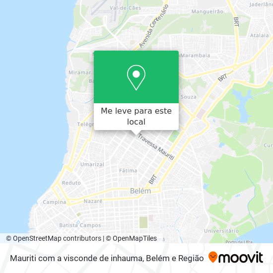 Mauriti com a visconde de inhauma mapa