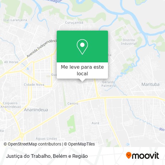 Justiça do Trabalho mapa