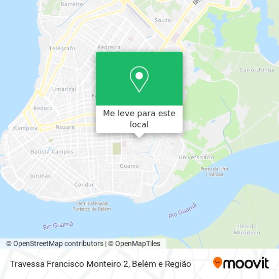 Travessa Francisco Monteiro 2 mapa