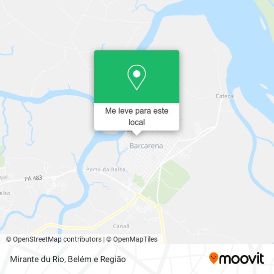 Mirante du Rio mapa