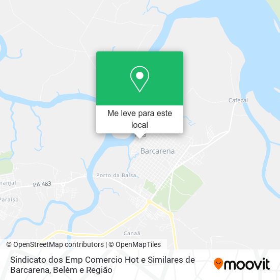 Sindicato dos Emp Comercio Hot e Similares de Barcarena mapa