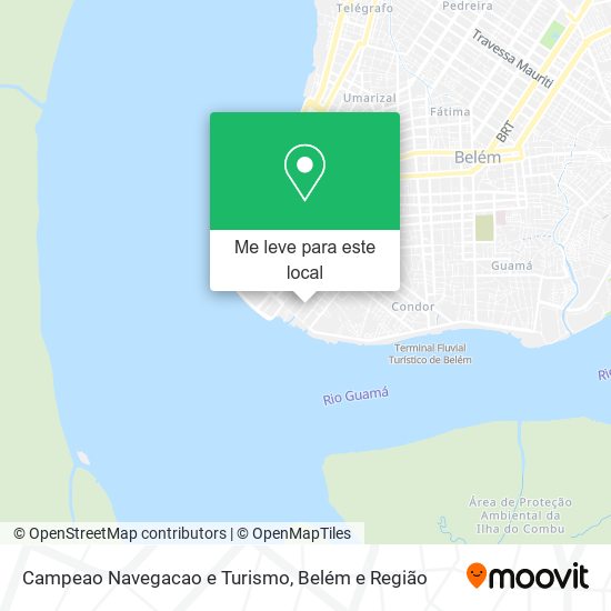 Campeao Navegacao e Turismo mapa