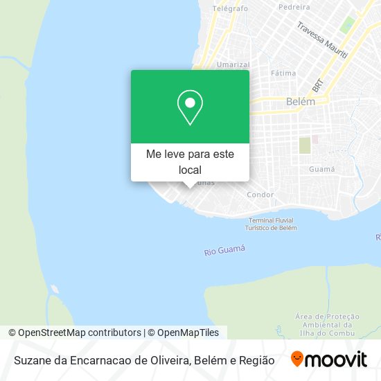 Suzane da Encarnacao de Oliveira mapa