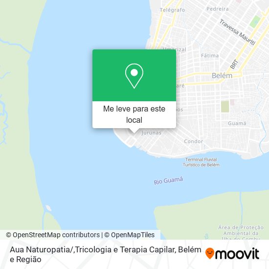 Aua Naturopatia / ,Tricologia e Terapia Capilar mapa