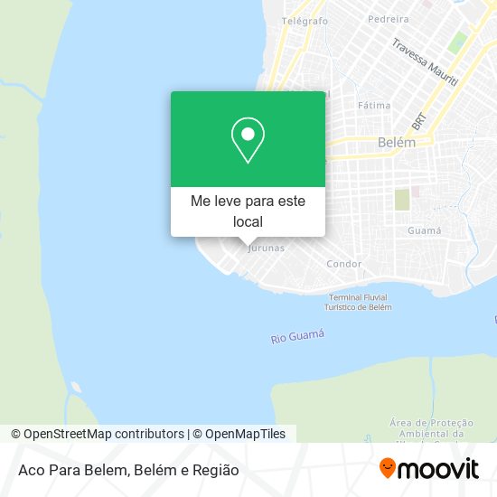 Aco Para Belem mapa