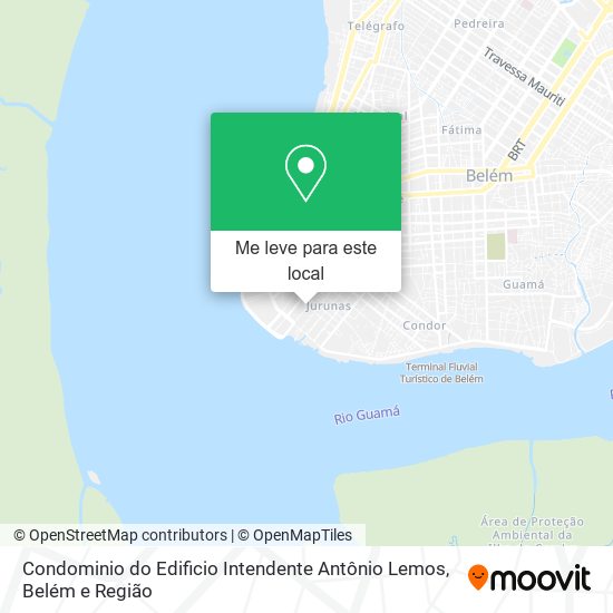 Condominio do Edificio Intendente Antônio Lemos mapa