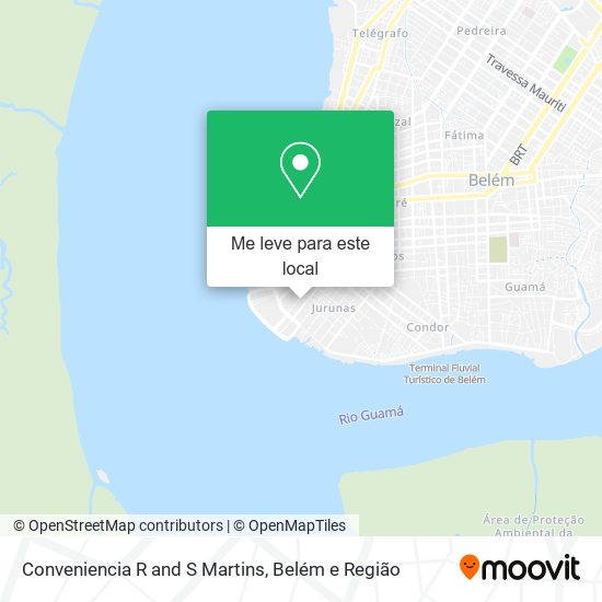 Conveniencia R and S Martins mapa