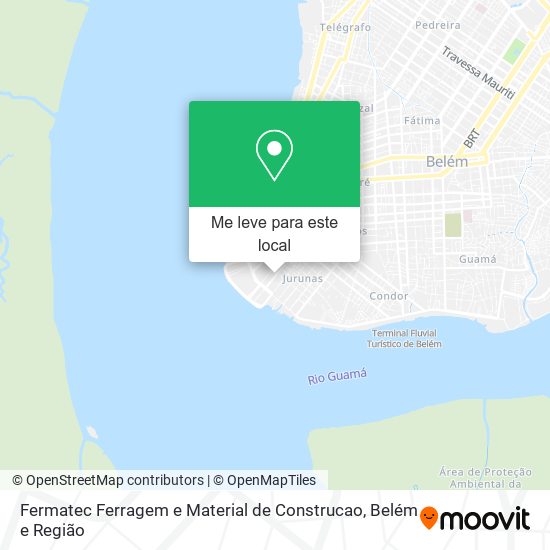 Fermatec Ferragem e Material de Construcao mapa