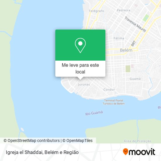 Igreja el Shaddai mapa